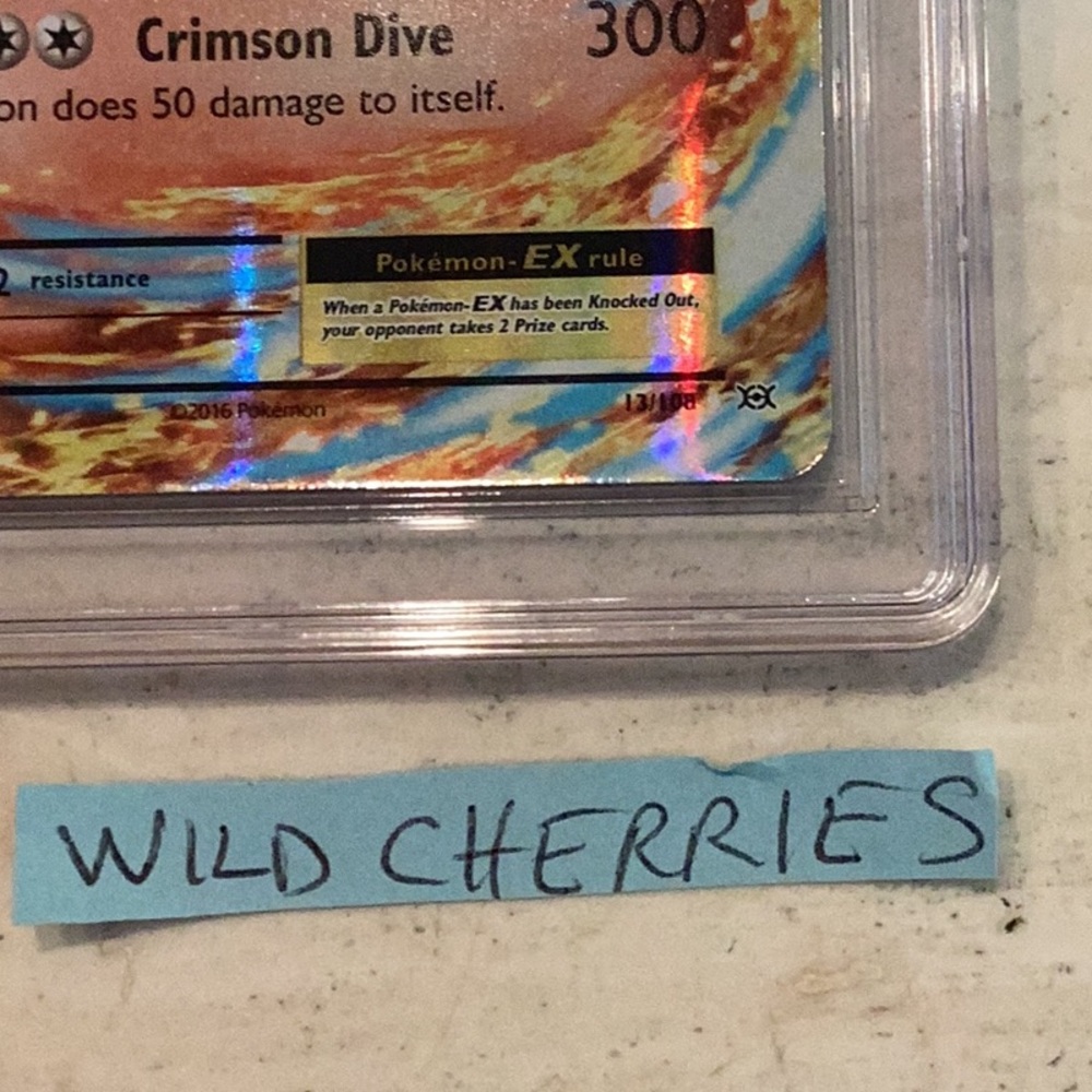 Pokemon Mega Charizard EX 2016 XY Evolutions 13/108 Holo CGC 9 TCG #13 - Picture 6 of 8
